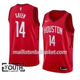 Maillot Enfant Houston Rockets Gerald Green 14 2018-19 Nike Rouge Swingman